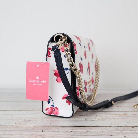 NWT Kate Spade Carson Tea Garden Toss Crossbody - Picture 3 of 10